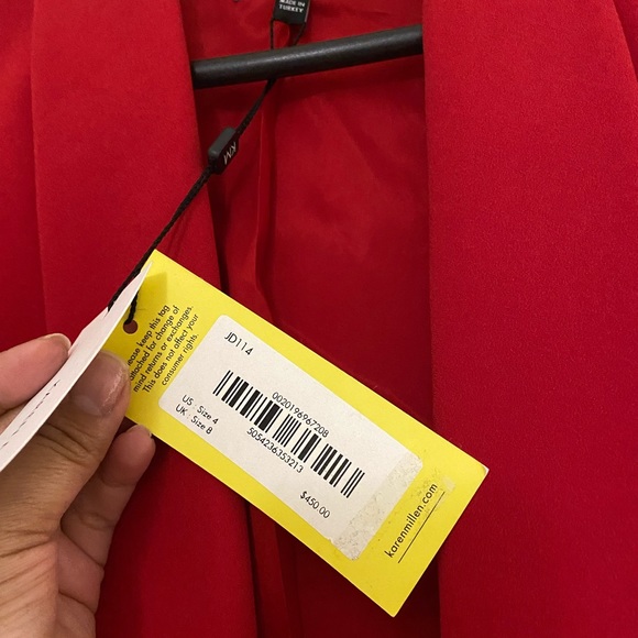 KAREN MILLEN RED BLAZER - Picture 3 of 3